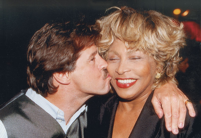 Michel Jordi with Tina Turner